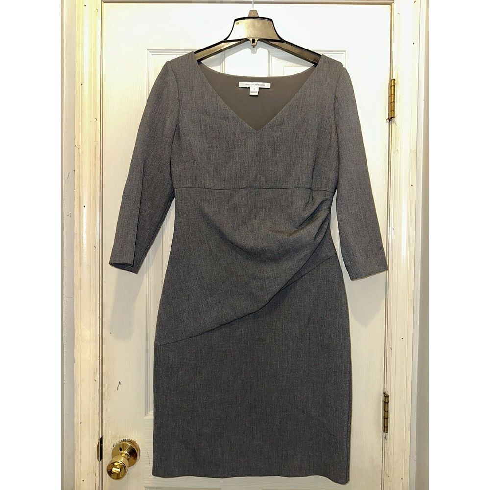 Diane Von Furstenberg Dress 12 Bevin Three Quarter Sleeves Size 12